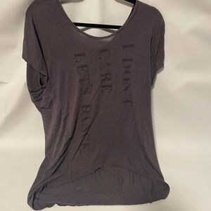 Junk food Gray t shirt